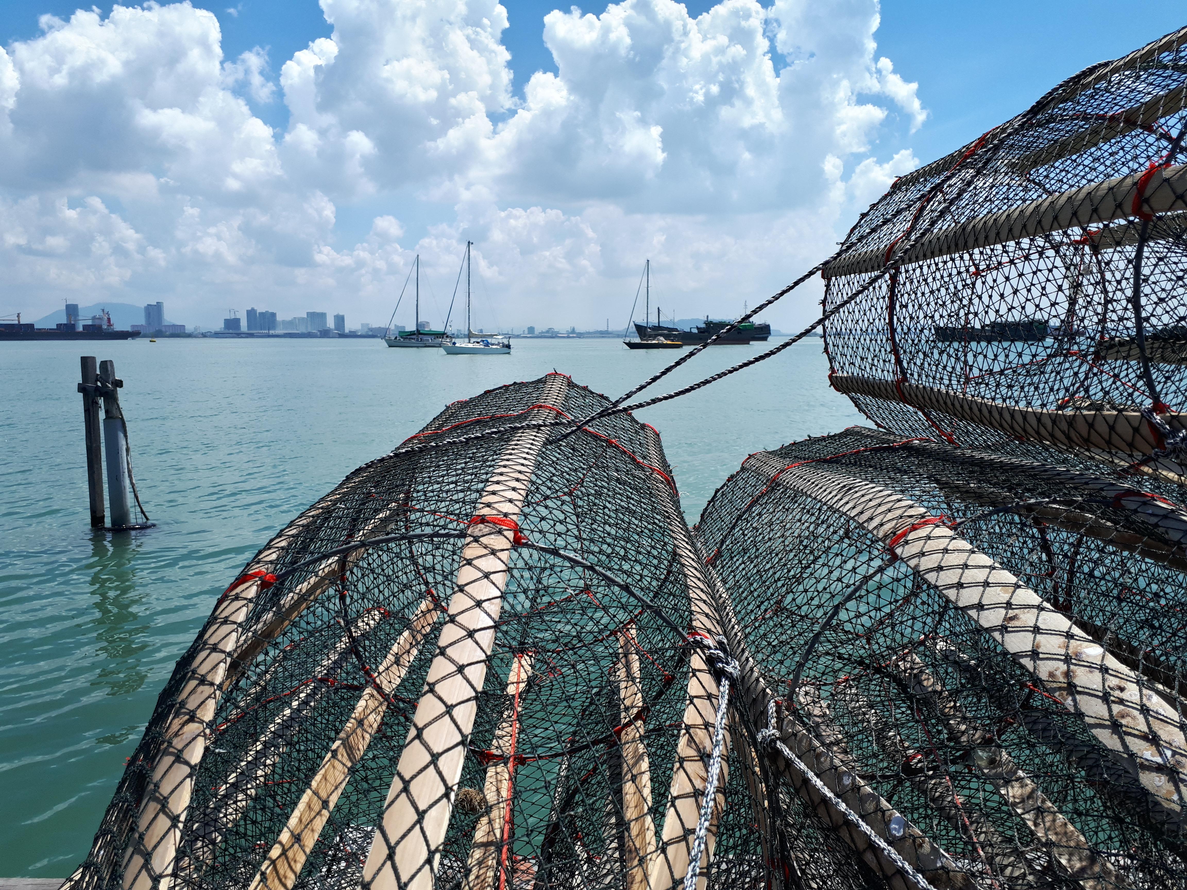 ג'ורג' טאון Gurney Bay Hotel, A Parkroyal Partner Hotel מראה חיצוני תמונה Live traps for mud crabs