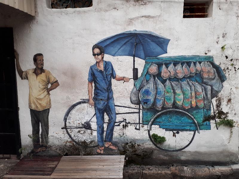 ג'ורג' טאון Gurney Bay Hotel, A Parkroyal Partner Hotel מראה חיצוני תמונה A mural in Kampung Kling
